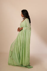 Pastel Green Top & Skirt