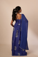 Cobalt Blue Anarkali
