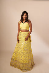 Yellow Designer Lehenga