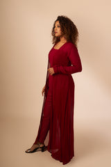 Maroon Jumpsuit