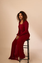 Maroon Jumpsuit