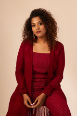 Maroon Jumpsuit