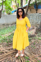 Yellow Cotton Dress