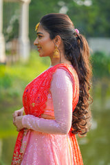 Baby Pink Sequins lehenga