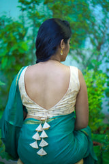 Beige Banaras Blouse