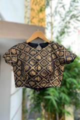 Black Banaras Blouse
