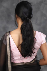 Pink Embroidery Cotton Blouse