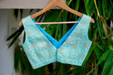 Blue Banaras Blouse