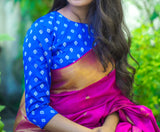 Blue Banaras Blouse
