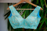 Blue Banaras Blouse