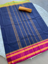 Blue CHETTINAD COTTON SAREE