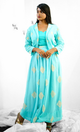 Blue Mul cotton dress