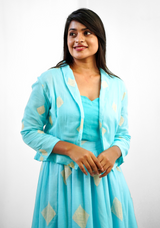 Blue Mul cotton dress