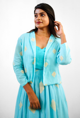 Blue Mul cotton dress
