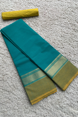 Blue chettinad cotton saree