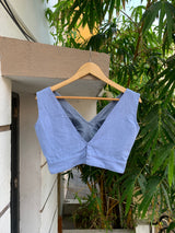 Blue cotton Blouse