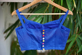 Blue santoon Blouse