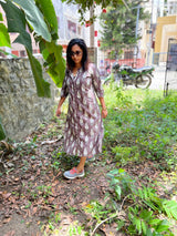 Brown shirt Dress