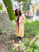 Cream Floral Shirt Dress