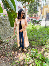 Cream Floral Shirt Dress