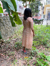 Cream Floral Shirt Dress