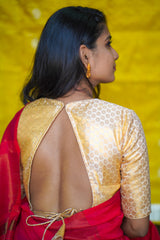 Gold Banaras Blouse
