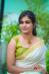 Green Banaras Blouse