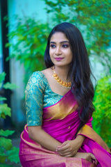 Green Banaras Blouse