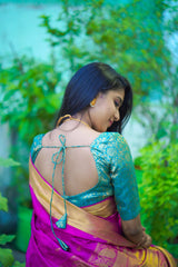 Green Banaras Blouse