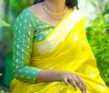 Green Banaras Blouse