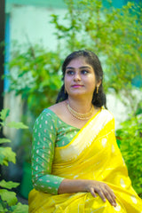 Green Banaras Blouse