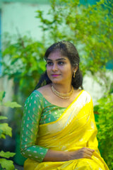 Green Banaras Blouse