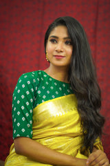 Green Banaras Blouse