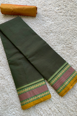 Green Chettinad cotton saree