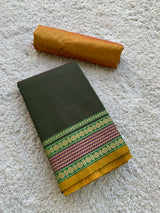 Green Chettinad cotton saree