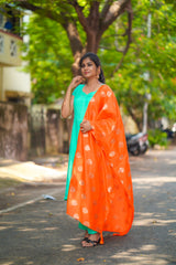 Green Straight Salwar