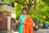 Green Straight Salwar