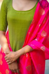 Green Straight Salwar