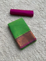 Green chettinad cotton saree