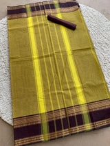 Green chettinad cotton saree