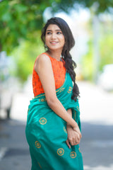 Orange cotton Blouse