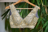 Grey Banaras Blouse