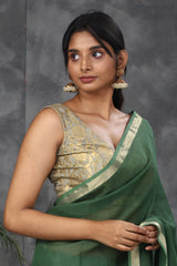 Grey Banaras Blouse