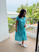 Blue Shirt Dress