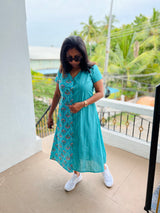 Blue Shirt Dress