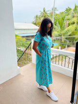 Blue Shirt Dress