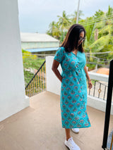 Blue Shirt Dress