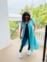 Blue Shirt Dress