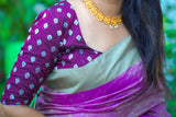 Magenta Banaras Blouse