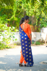 Orange Straight Salwar